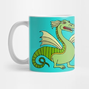 Green Chinese Dragon Mug